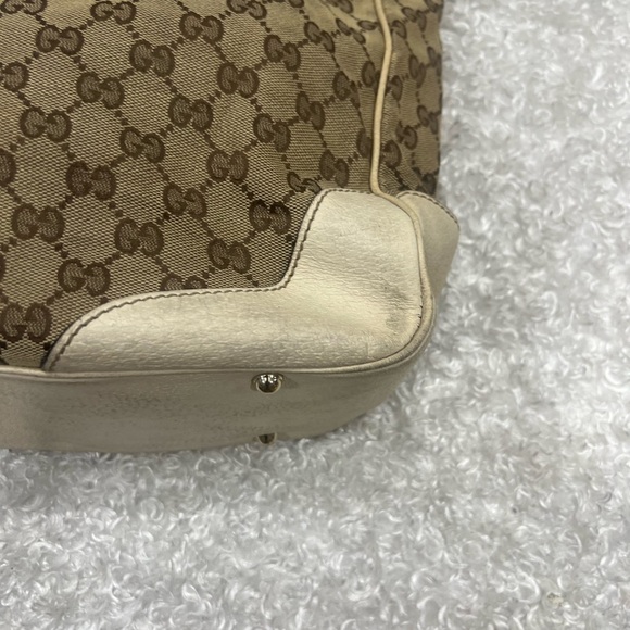 GUCCI Vintage GG Canvas Bamboo Tote - Picture 13 of 16